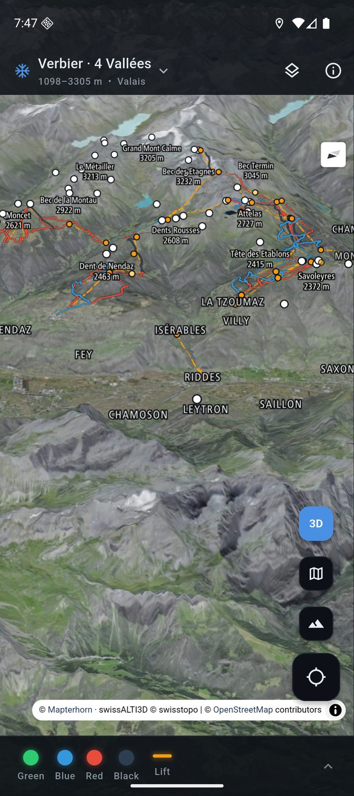 Verbier et les 4 Vallées en photo aérienne 3D